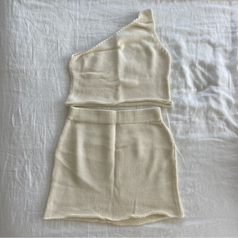 Belle the Label Cream Knit Set